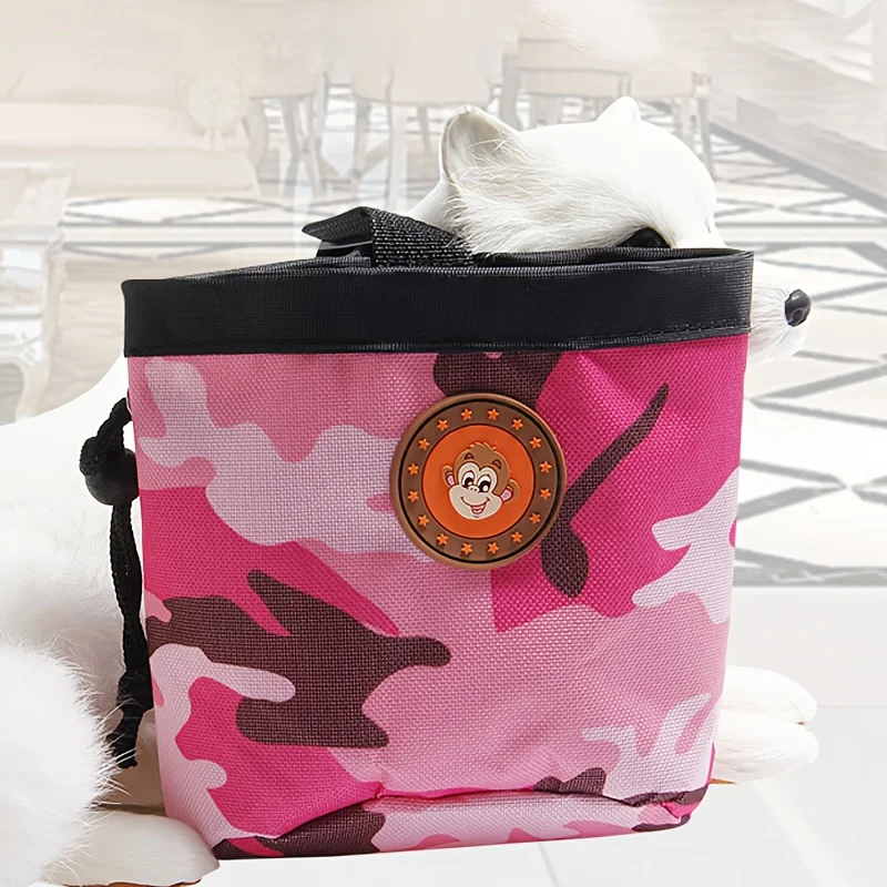 Portable Pet Dog Training Waist Bag Large Capacity Puppy Reward Bags Outdoor Feed Storage Pouch Snack Waist Bag view 2