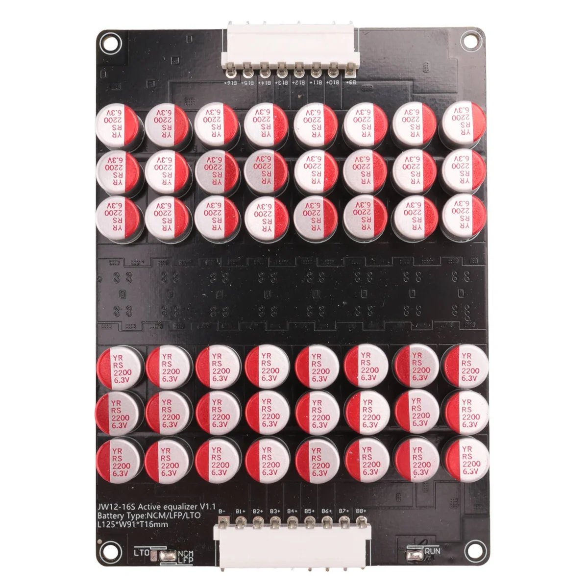 16S 5A Balance Li-Ion Lifepo4 Lto Active Lithium Battery Equalizer Balancer Plate Capacitor 48V 60V 16S