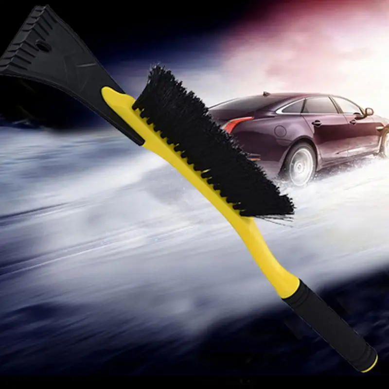 Portable Mini Ice Scraper Snow Remover Shovels Detachable Winter Accessories Brush With Ice Scrapers Paint Friendly For Car SUVs