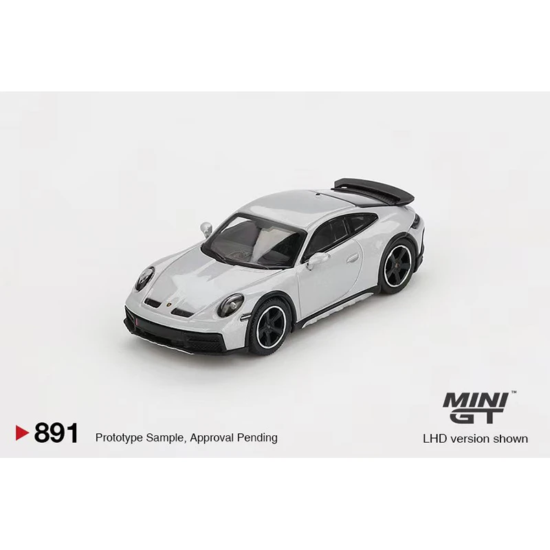 PreSale MINIGT 891 1:64 992 Dakar Ice Gray Metallic Diecast Model Collection Toys