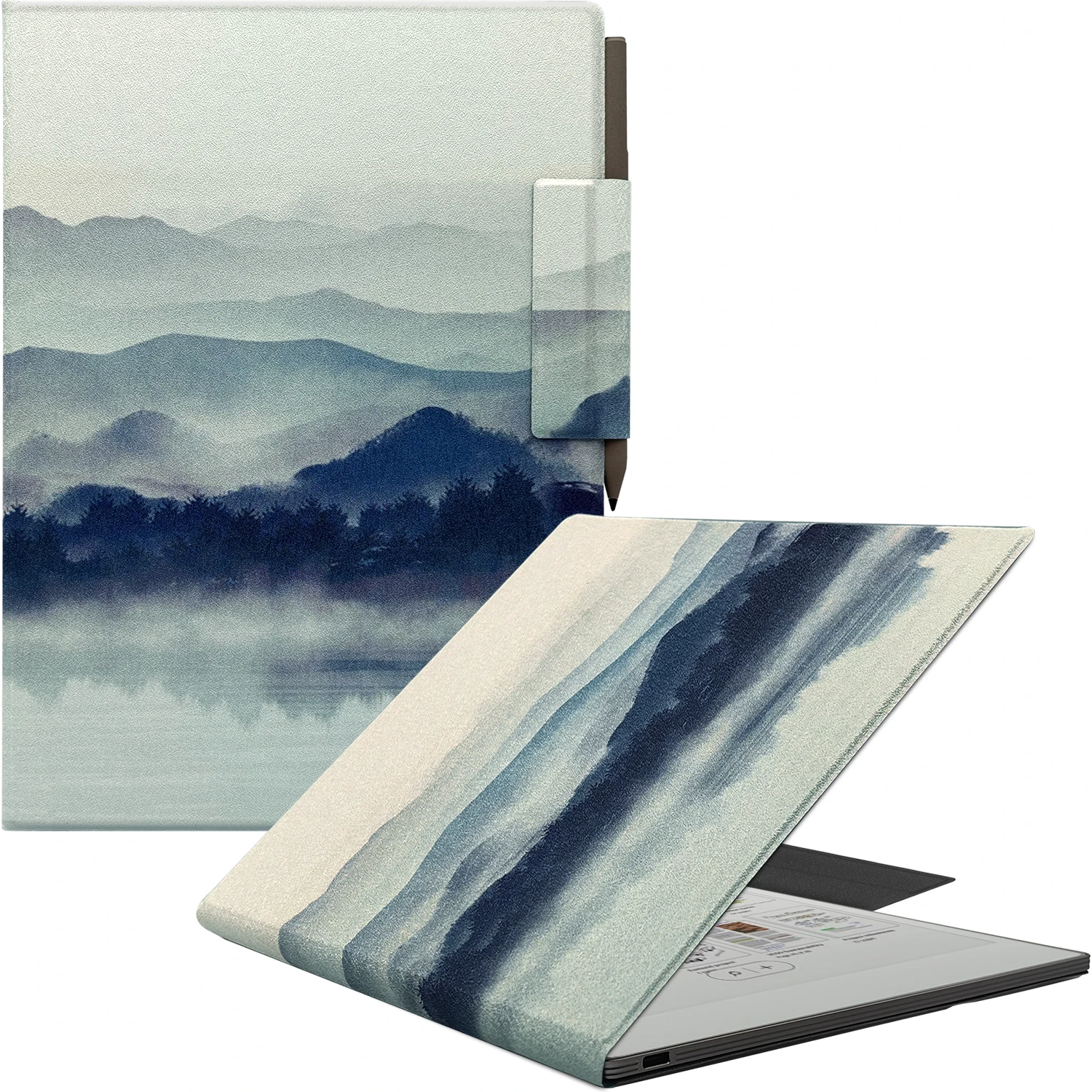 Remarkable Paper Pro 用ケース、ペンバックル付きプレミアム PU