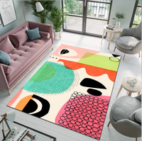 Boho Style Rug Abstract Rug Colourful Rug Modern Rug Aesthetic Rug Home Decor Area Rug Living Room Rug Bedroom Rug Runner Rug