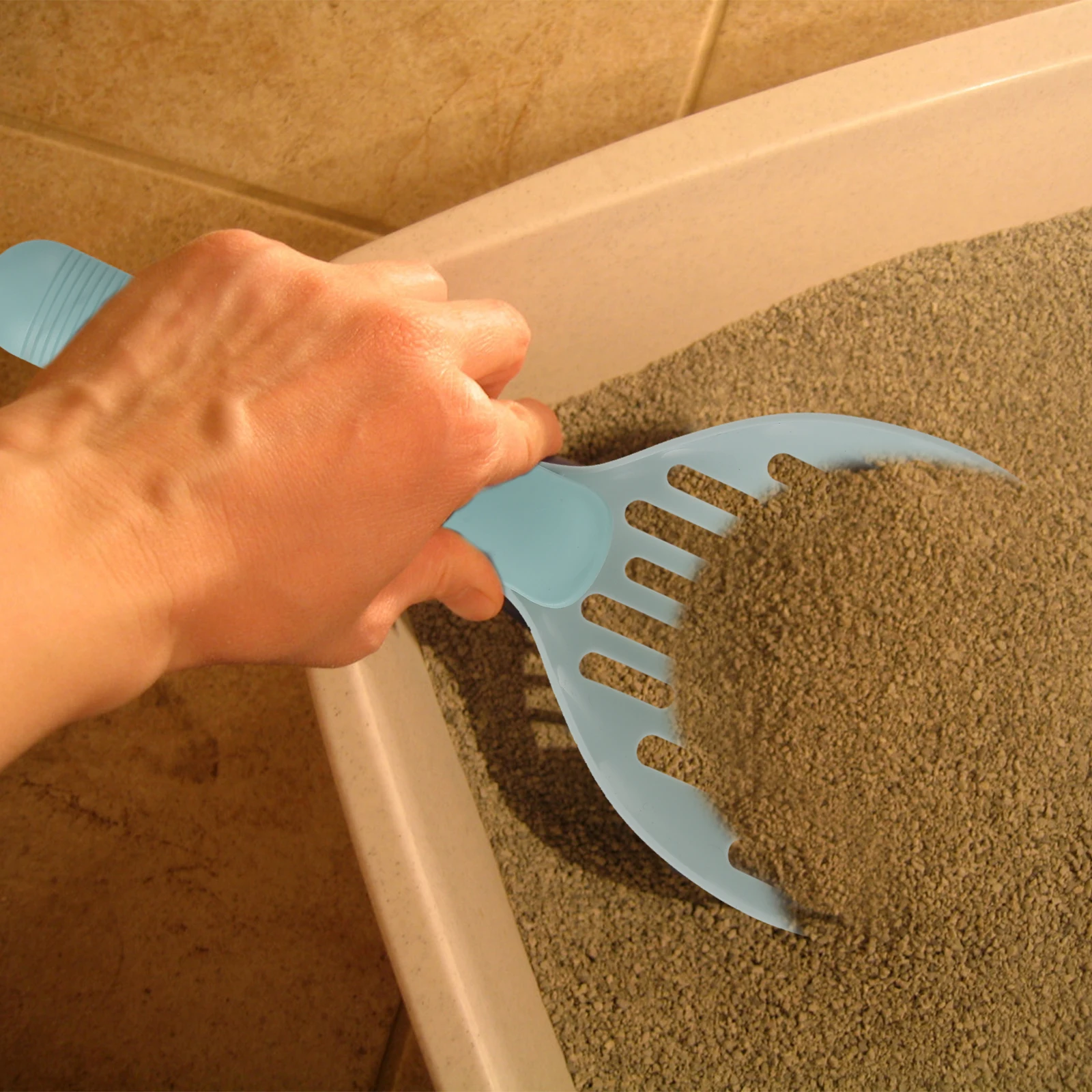 

2Pcs Cat Litter Shovel Plastic Hollow Filter Practical Poop Scoop Pet Supplies Cleaning Tool Cat Litter Scoop Pet Supplies