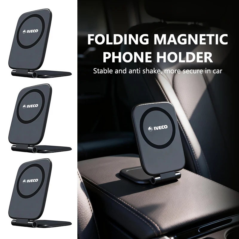 Soporte magnético para teléfono con ventilación de aire para coche, soporte plegable para teléfono para IVECO Eurocargo ‌   Chasis de Camioneta S-Way T-Way Daily 4x4 e-Daily