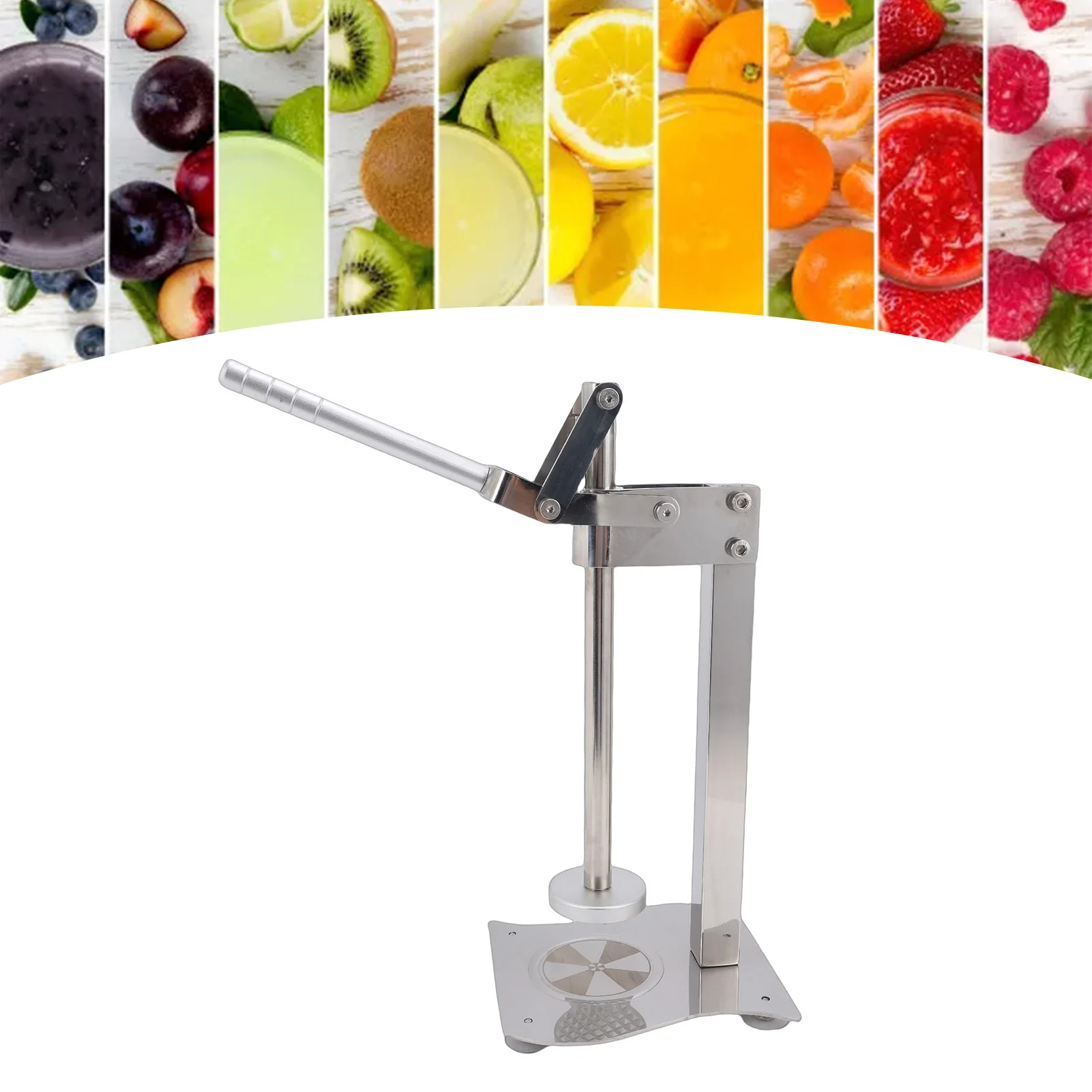 Lemon Press Manual Juicer 304 Stainless Steel Citrus Extractor Lemon Press with Non Slip Handle for Home Kitchen Orange Squeezer