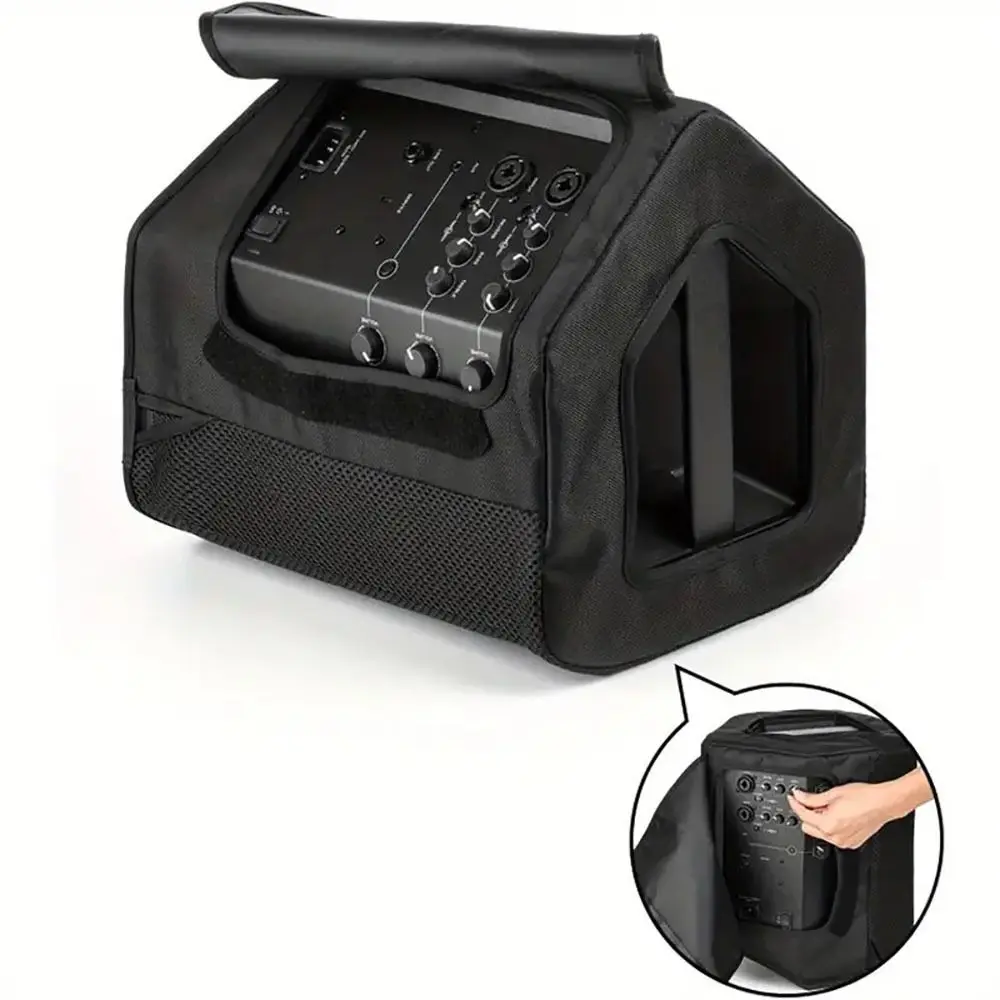 Cubierta protectora de sonido a prueba de polvo, cubierta antipolvo de tela Oxford negra de alta elasticidad para Bose S1 Pro + 2023/Bose S1 Pro 2018