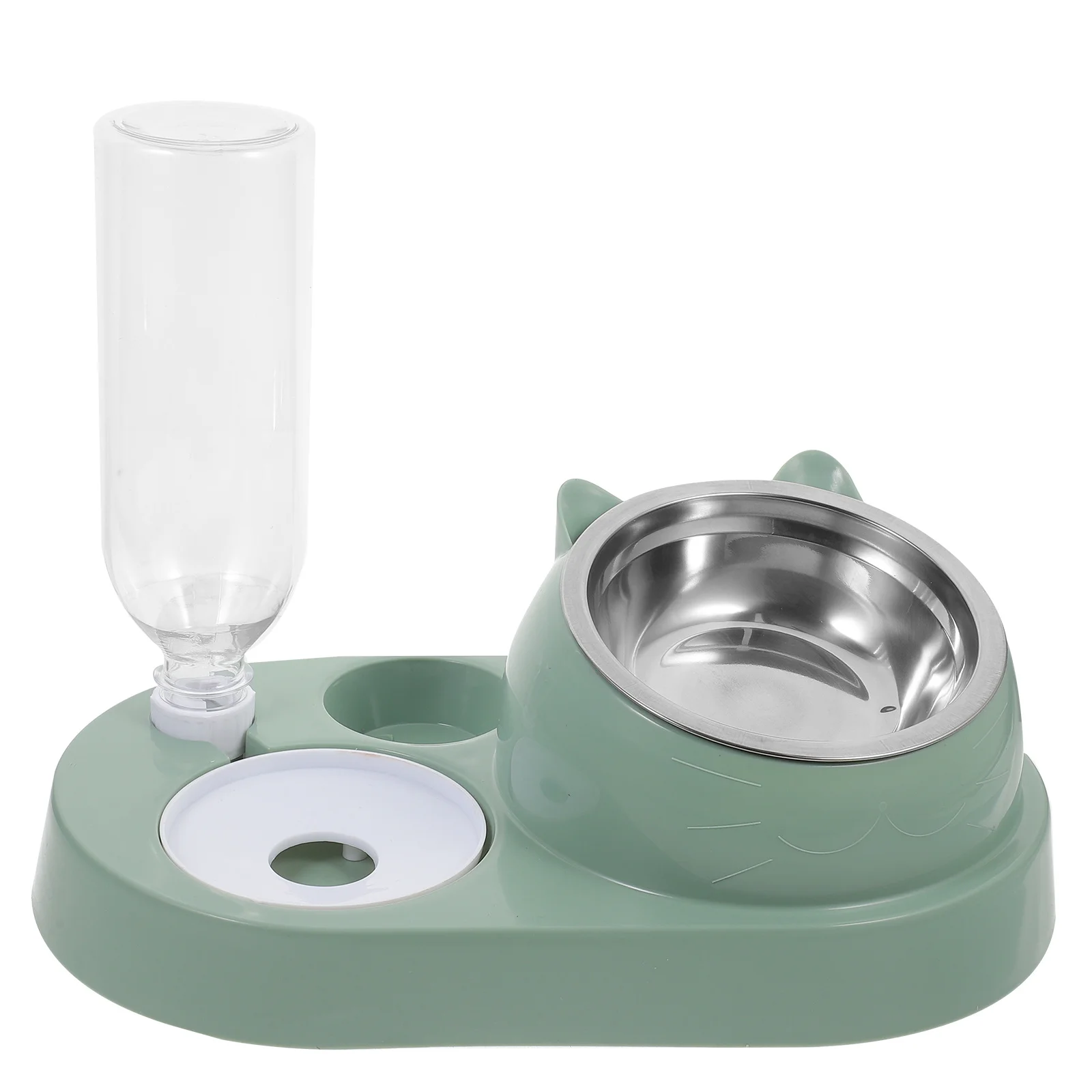 

Automatic Pet Water Feeder Food Bowl For Cats Dogs Small Animals Detachable Drinking Bowl Durable Smooth Surface Cage Feed Tool