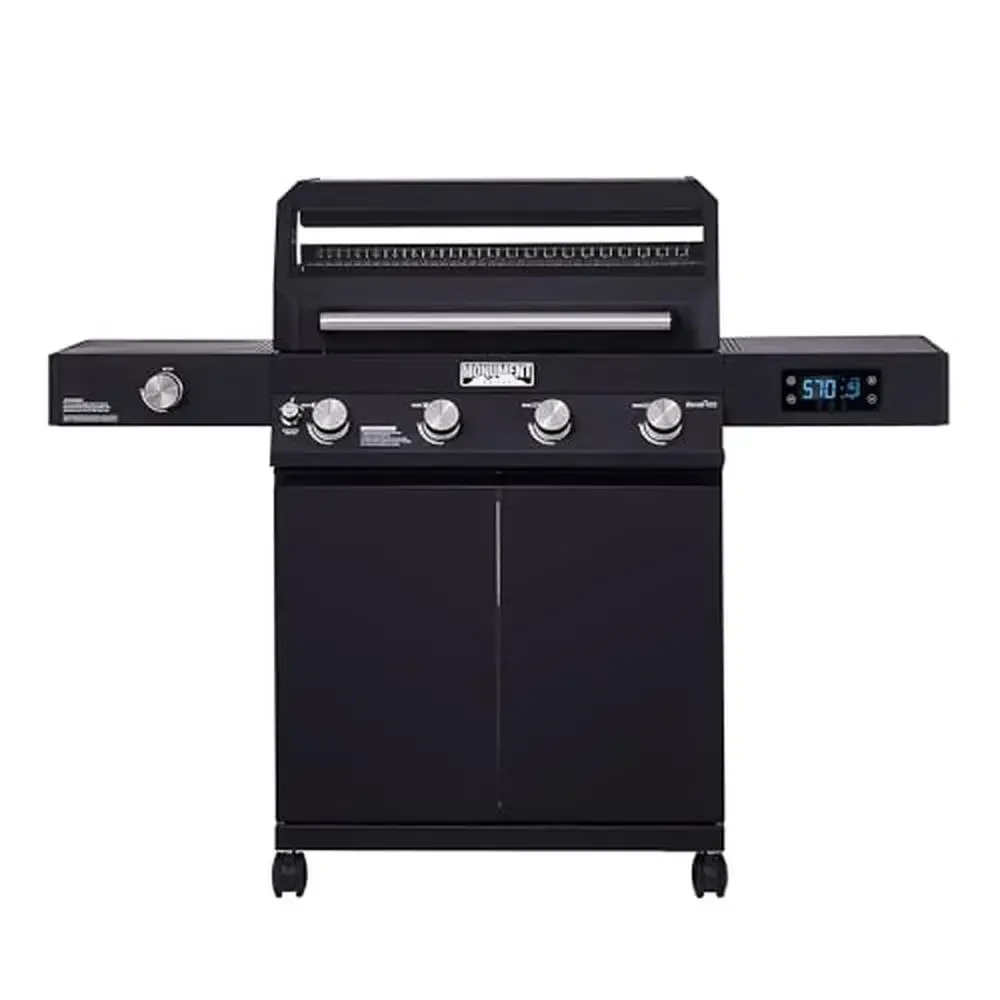 Smart Gas BBQ Grill 60,000 BTUs Denali 425 with LED Bluetooth Control