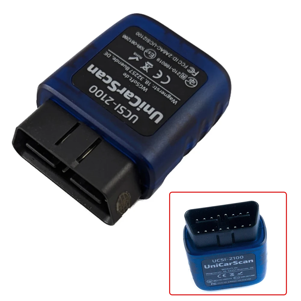 UniCarScan UCSI-2100 بلوتوث التشخيص محول لسيارات BMW دراجة نارية مركبة ScanMaster-UniCarscan برنامج Obd2 أداة الماسح الضوئي
