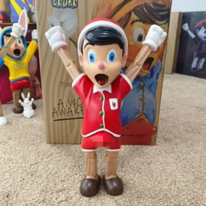 28cm Disney character pajamas Pinocchio action figure model resin statue home decor Desk ornaments Fashion crafts kids gift toy