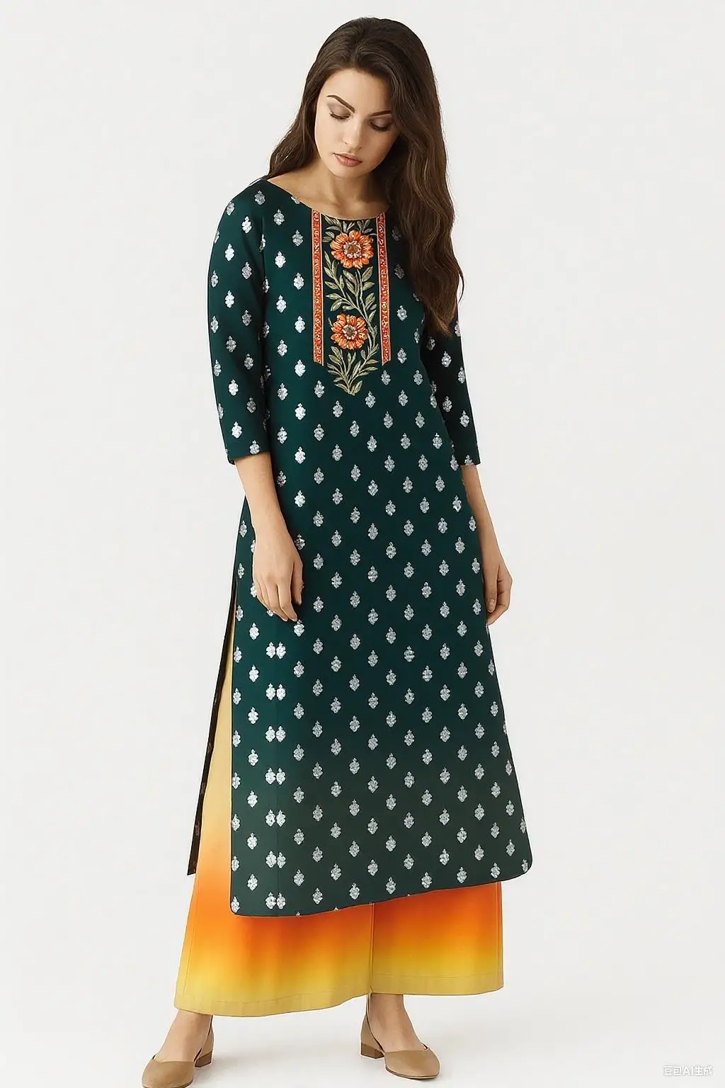 مسلم كورتا 2026 إمرأة فساتين راقية غير رسمية النمط الوطني أنبوب مستقيم عادية العرقية الأحمر شق تنحنح Abito Donna عباية تركية