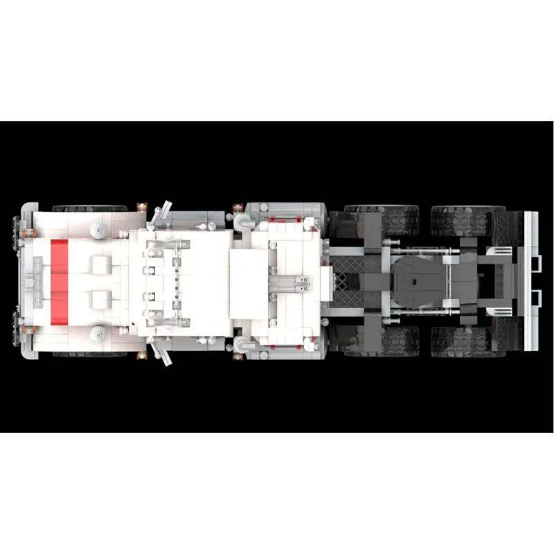 MOC-149802Cat 트럭 리메이크 RC 스플라이싱 빌딩 블록 모델, MOC 크리에이티브 남아 크리스마스 빌딩 블록 장난감 선물, 2212 부품