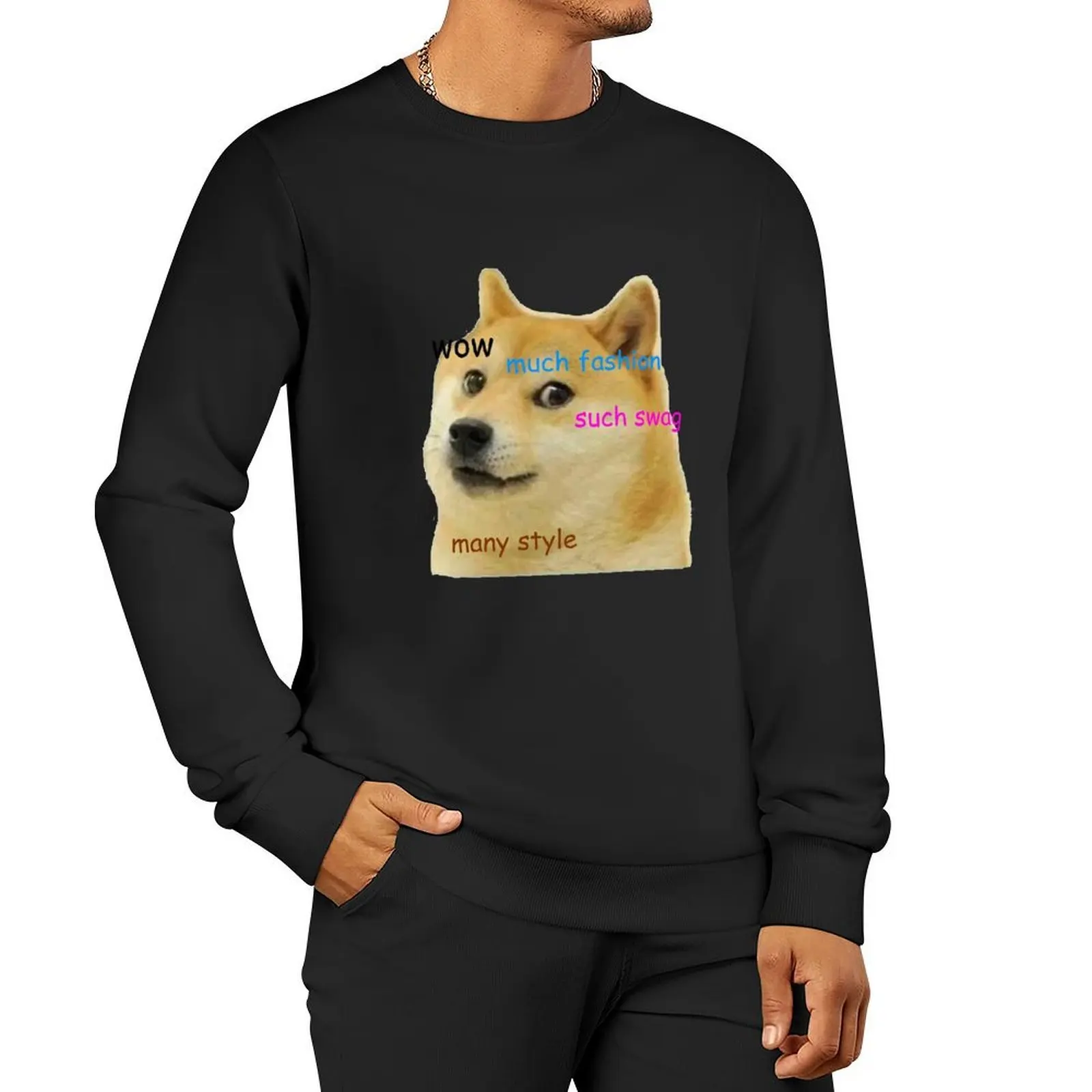 Doge السترة أزياء الرجال الخريف سترة الرجال رياضية الرجال الخريف منتجات جديدة بلوزات الجمالية
