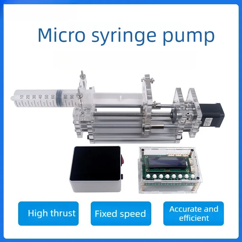 Stepper Motor Micro Syringe Infusion Pump High Precision Liquid Dosing Machine With Limit Stop For Lab Medical Use