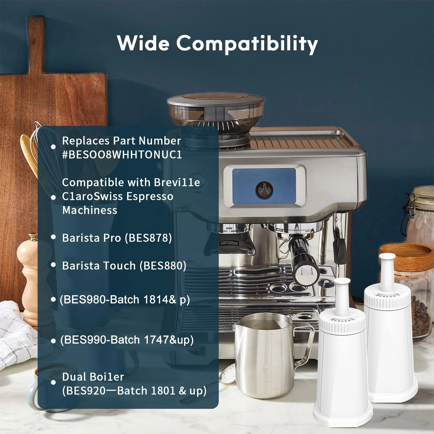 1/2/4 pezzi filtro acqua di ri - Breville Espresso Barista Touch recensione e prezzo