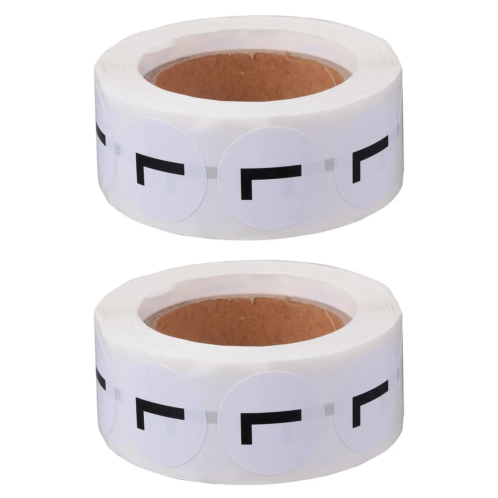 

2 Roll Clothing Size Stickers Round Self Adhesive Sealed Label Labels for Kids Circle