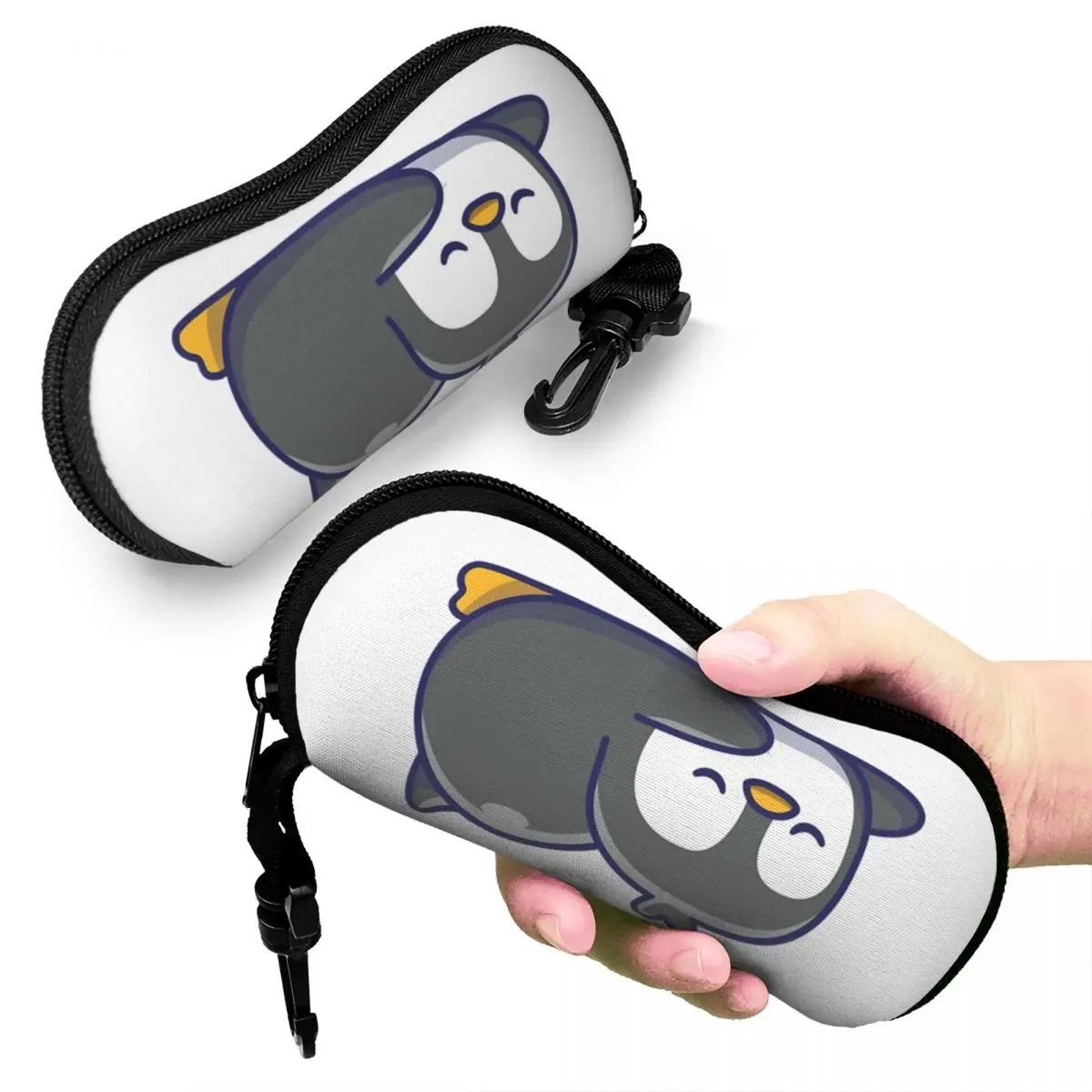 

Чехол для очков в виде панциря пингвина, портативная коробка для солнцезащитных очков, женская и мужская мягкая сумка для очков, сумка
