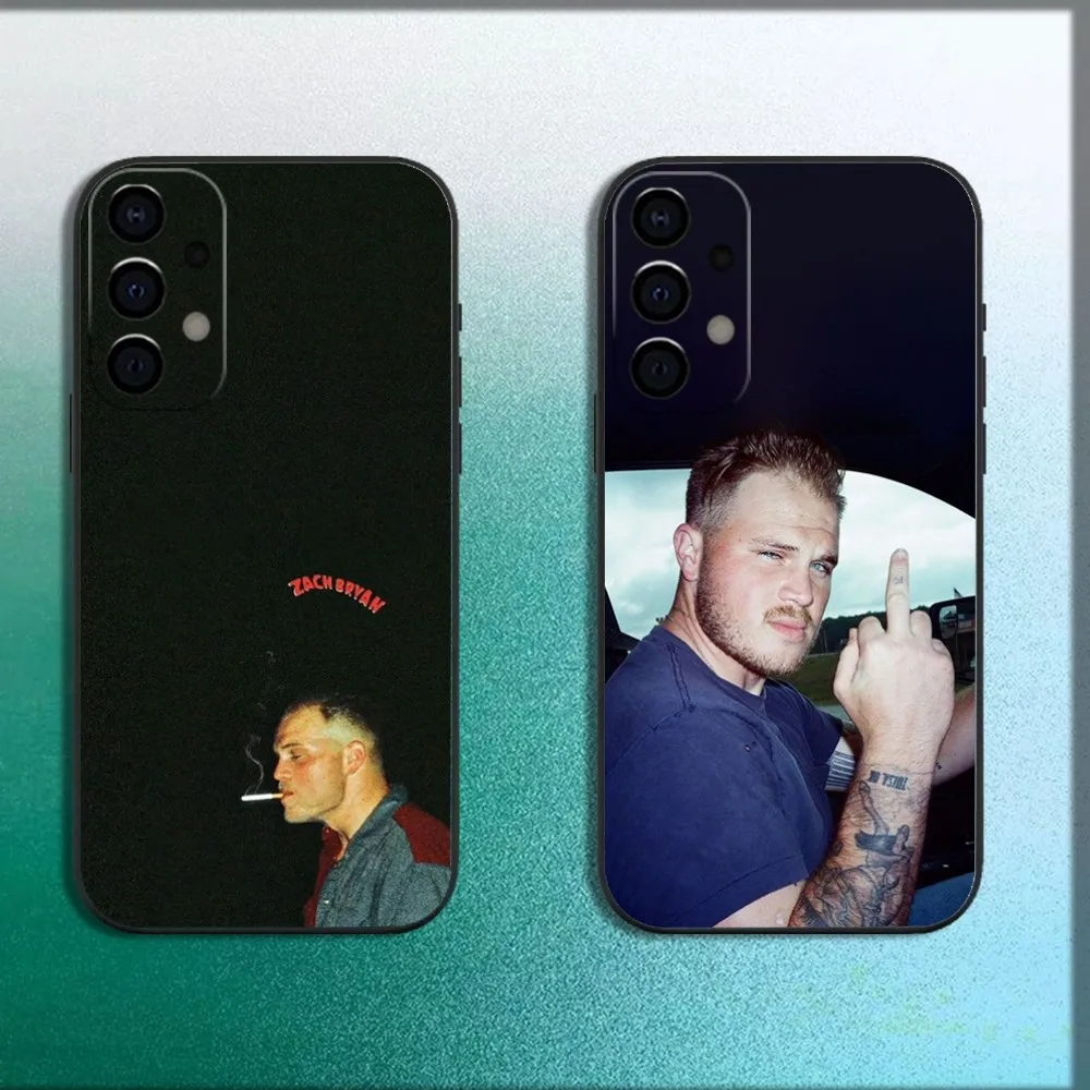 Singer Z-Zach Bryan Phone Case For Samsung Galaxy A13,A21s,A22,A31,A32,A52,A53,A71,A80,A91 Soft Black Cover