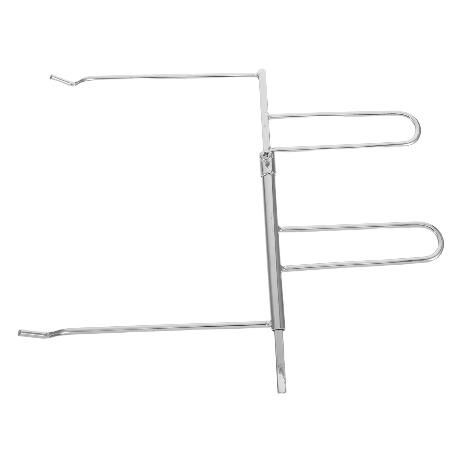 Stainless Steel Rotisserie Meat Fork Extractor Roast Chicken Fork Lifter Air Fryer Oven Tray Remover Bbq Turkey Grilling Tool