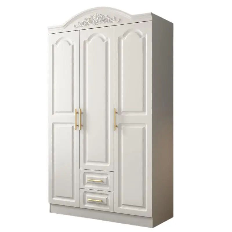 

Wardrobe, top cabinet, simple, modern, plate type, white, side cabinet, wooden, six or five doors, large wardrobe.