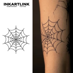 Spider Web Temporary Tattoo,Lasts To 15 Days New Technology Magic Waterproof Semi Permanent Sticker.