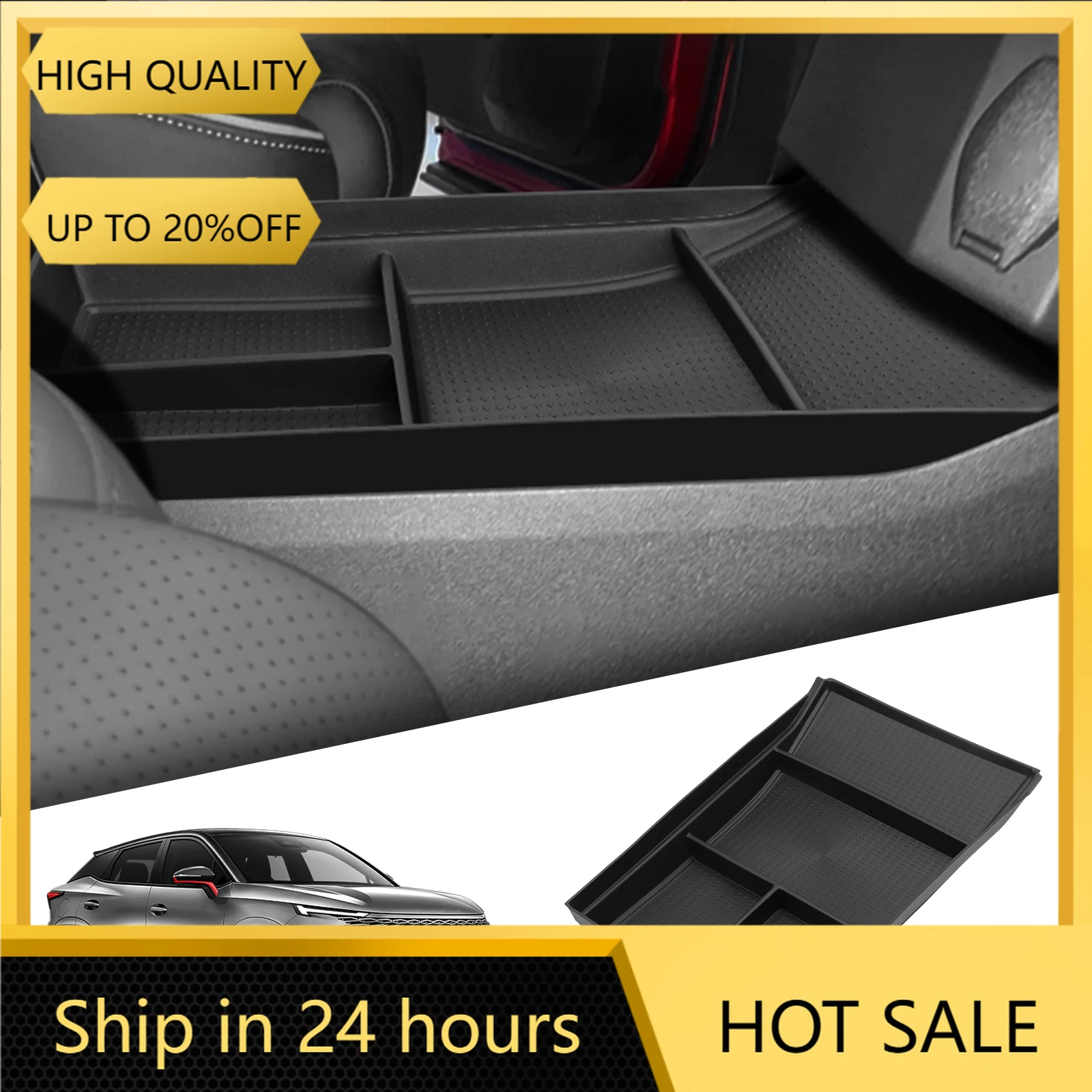 

НОВИНКА для Chery OMODA 5 C5 FX Fuel 2022-2025 Автомобильная центральная консоль, нижний ящик для хранения, органайзер, аксессуары для уборки, TPE, черный