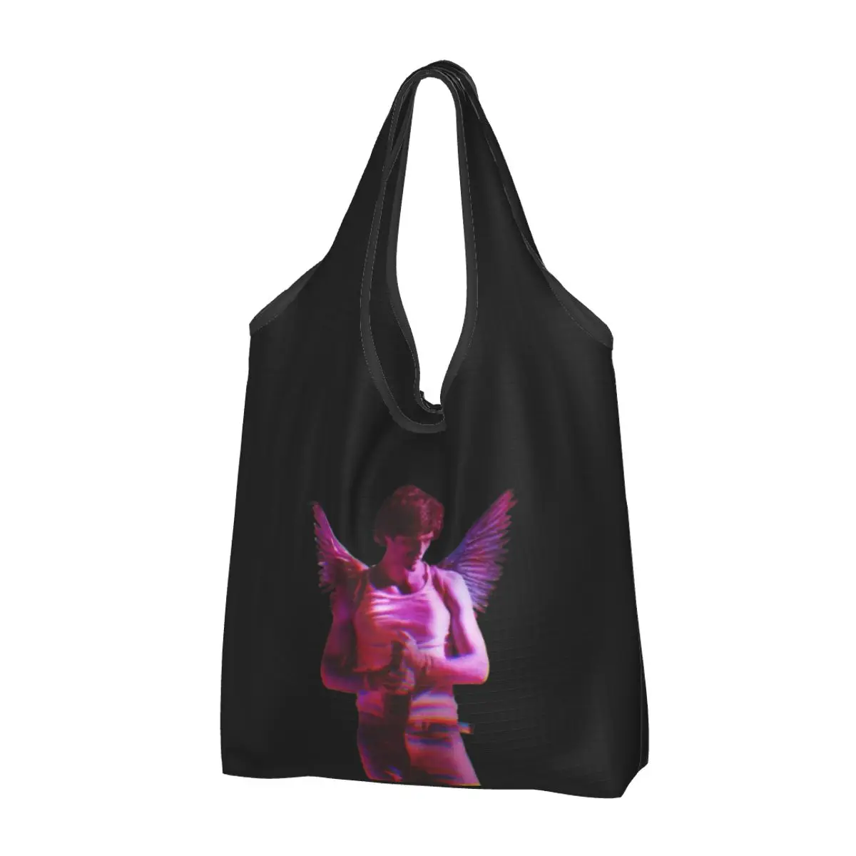 

Большие многоразовые сумки для продуктов Jacob Elordi Saltburn, складные, экологичные, для покупок, моющиеся, водонепроницаемые