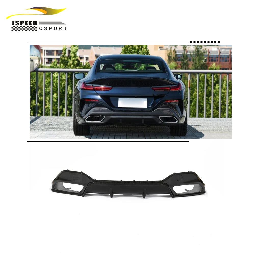 

Suitable for Dry carbon fiber G16 rear diffuser Suitable for BMW 8 series M-SPORT G16 4D 2019-2021
