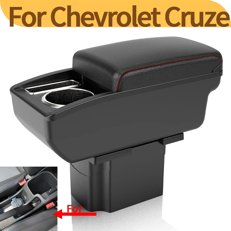 

Подлокотник для Chevrolet Cruze, подлокотник для Holden Cruze, подлокотник 2009-2015, ящик для хранения центральной консоли, интерьер 2010 2011 2013 2014