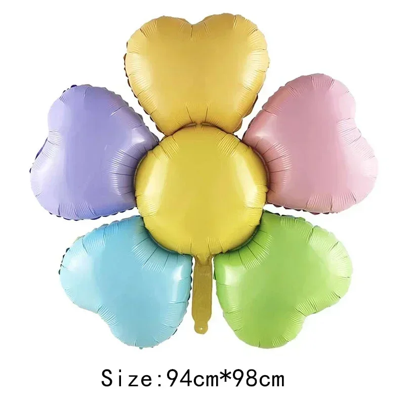 Großer Bienen-Weißer Gänseblümchen-Folienballon für Kindergeburtstag, Abschlussfeier, Muttertag, Partydekoration, Plumeria-Heliumballon – Detail 5