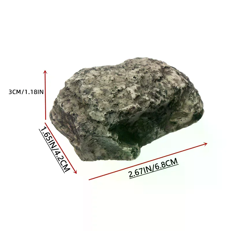 Resin Stone Key Box, Fake Rock Simulated Stone Key Box, Hidden Key Outdoor Waterproof Key Hidden Safe Storage Lock Box Lock Box