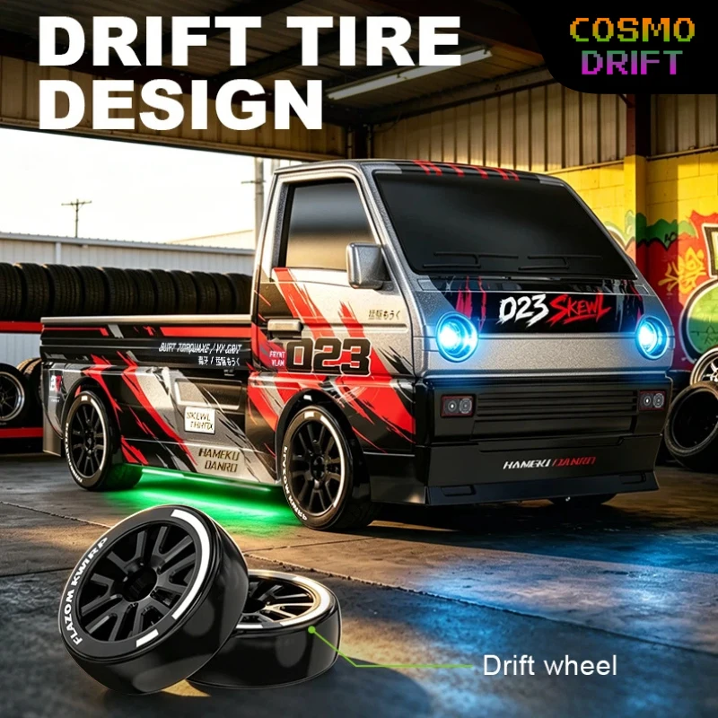 New 1/64 Desktop Mini RC Drift Car 4WD Remote Control Race Car Micro Van & GTR Mini Scale Toy Vehicle Gift For Boys