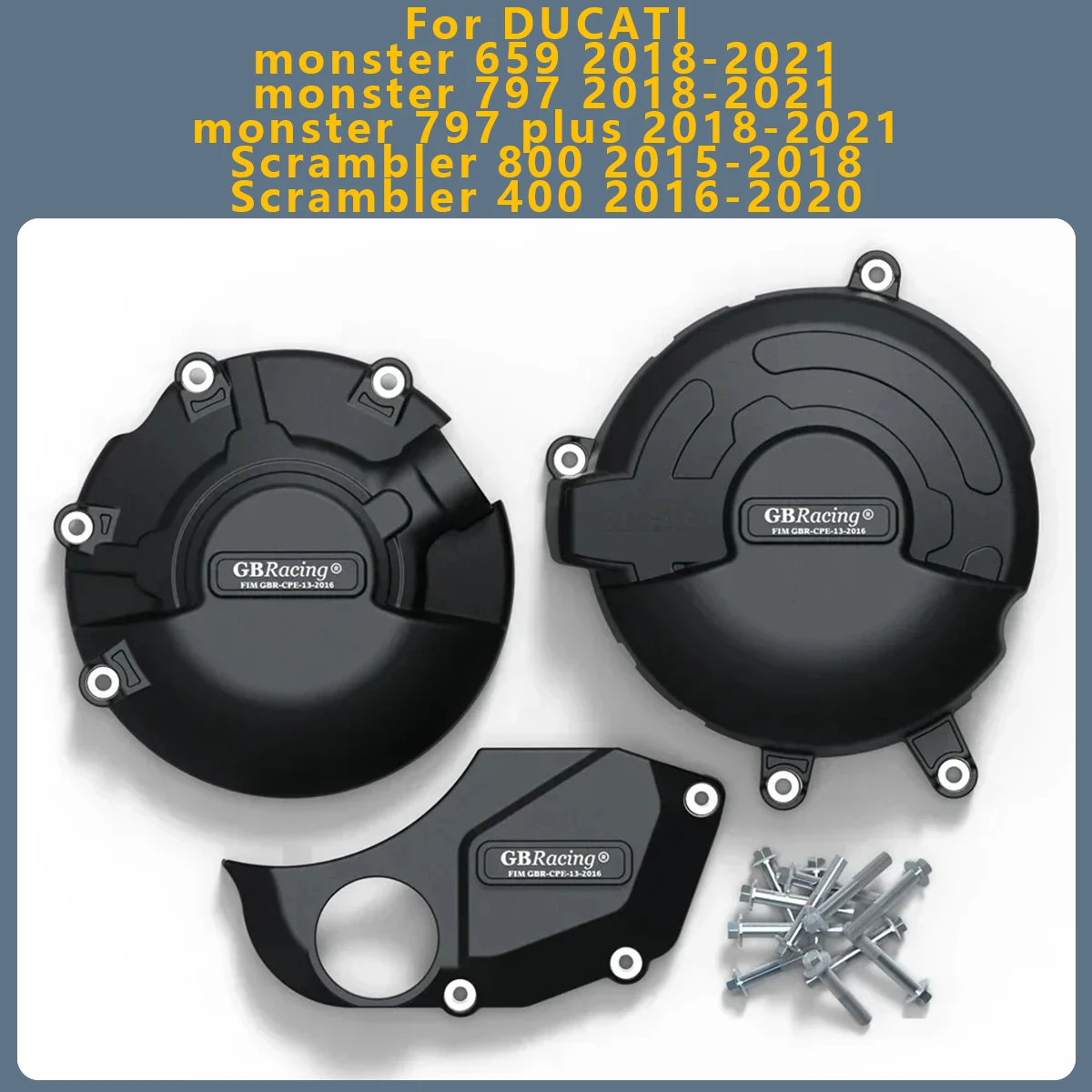 

Motorcycle Engine Cover Protection Cover For DUCATI monster 659 797 plus 2018-2021 Scrambler 800 2015-2018 400 2016-2020