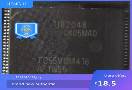 100 % NEU TC55VBM416AFTN55