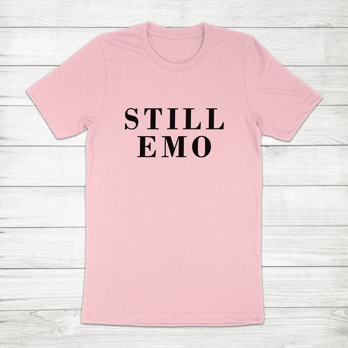 Sugarbaby I'm Still Emo Funny Graphic T-shirt Hipster Grunge Goth t shirt Funny Aesthetic Gift Short Sleeved Fashion Tumblr tops