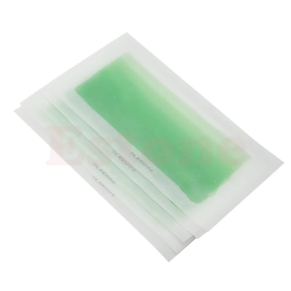 5 шт. восковые полоски для холодной эпиляции, двухсторонняя вощеная бумага для лица/ног/бикини