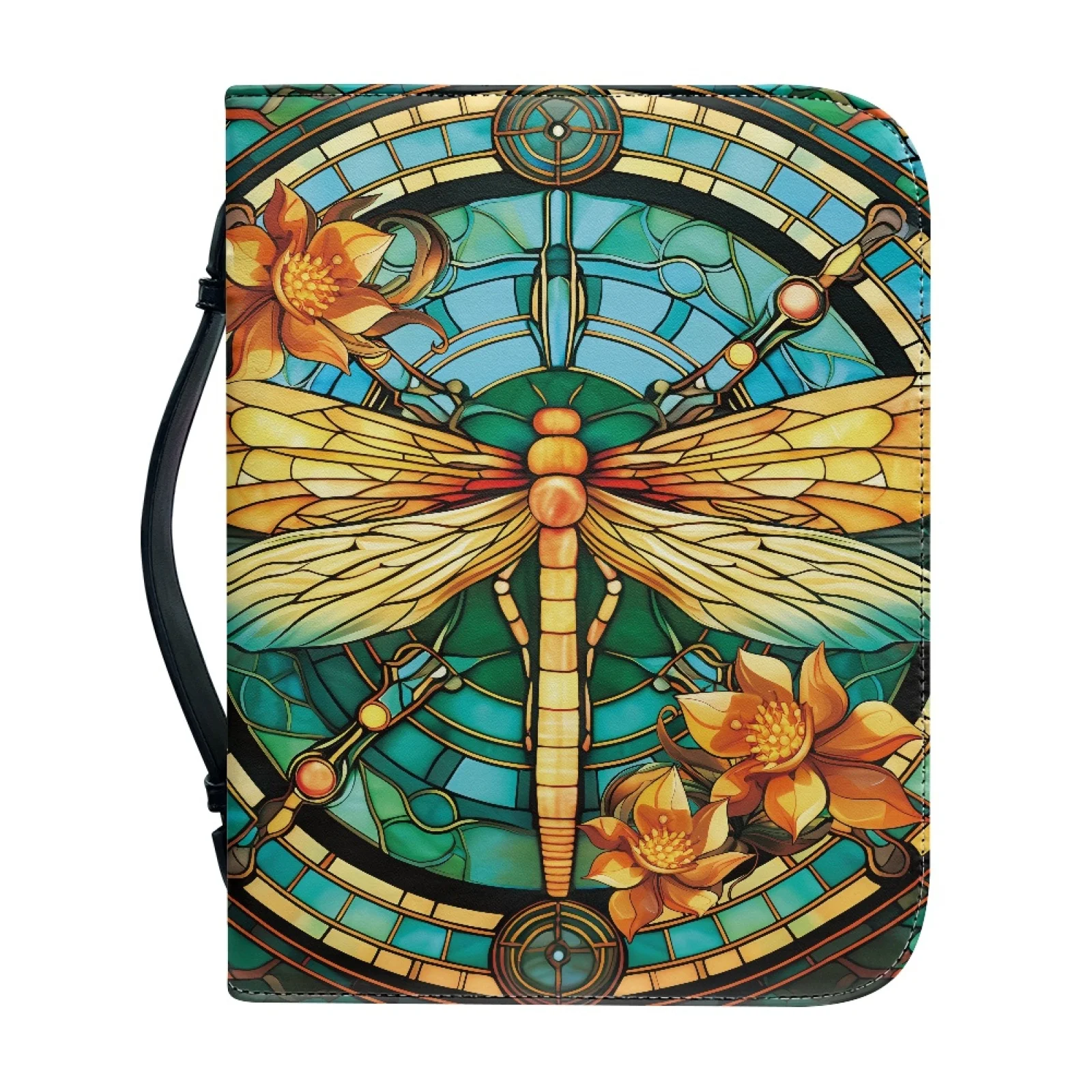 PENSTROLL Dragonfly 2026 New Bible Cover Case PU Leather Large Capacity Bible Holder Pack for Church 2