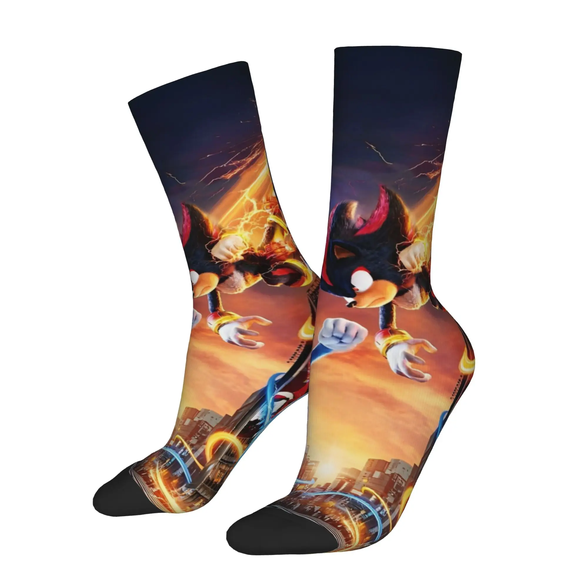 Autumn Winter Hip-hop Unisex S-Shadow The Hedgehogs Socks Sweat Absorbing Sports Socks