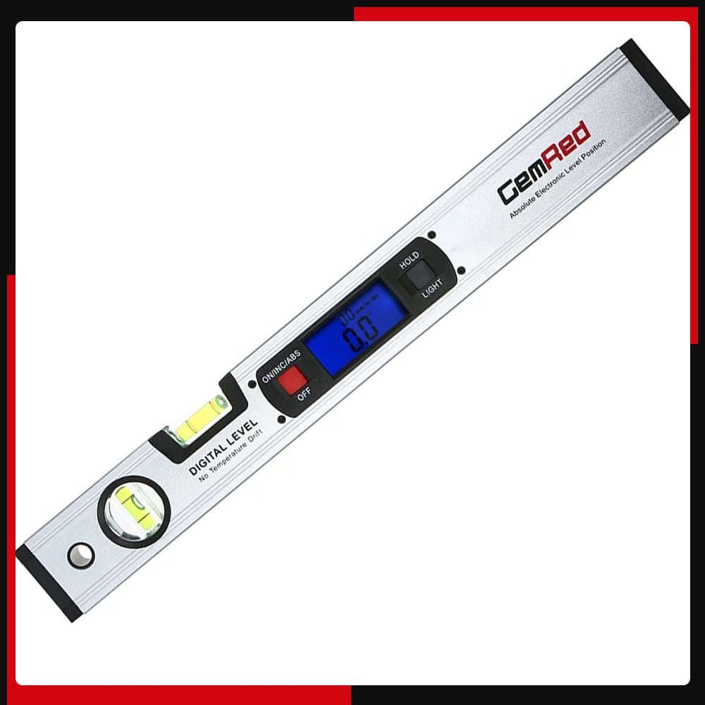 GemRed Digital Laser Level 360 Spirit Level Angle Finder with Magnetic 16\