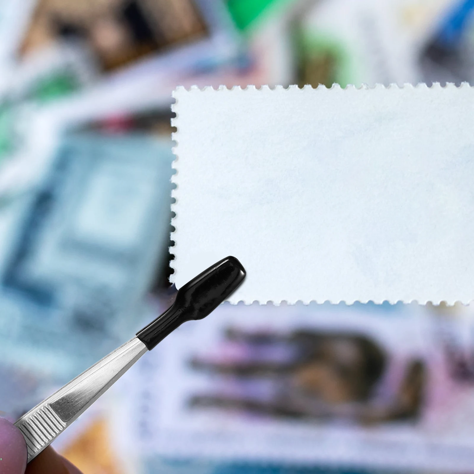 

2pcs Stainless Steel Tweezers Multi-Function Stamp Collecting Tool Craft Hobby Precision Work Eyelash Lash Jewelry Making