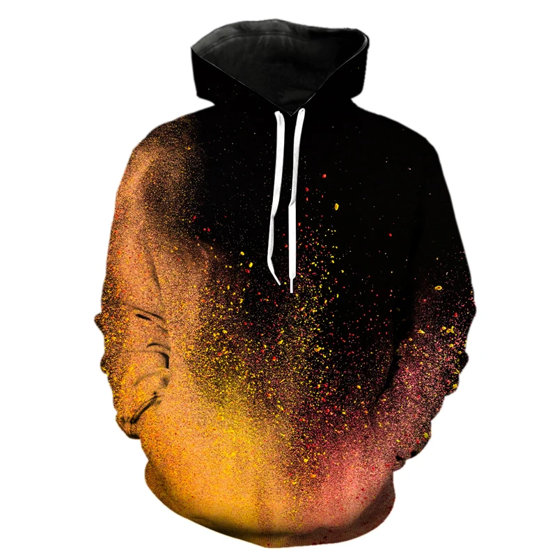 Autumn Powder Splash Tie-dye 3D Print Hoodies Men Women Fashion Casual Sweatshirts Oversized Hoodie Pullovers Tracksuit Clothing