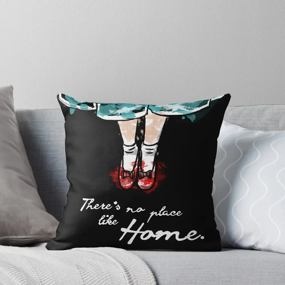 

There's no place like home watercolour Throw Pillow Decorative Sofa Cushions Ornamental Pillow
