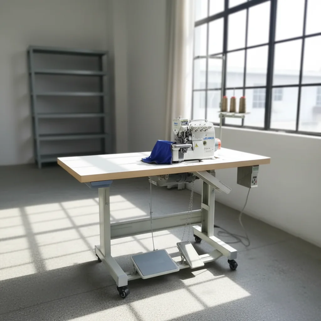 

Used JUKI MO-6814S Industrial 4 Thread Overlock Sewing Machine High Speed Serger Made in Japan
