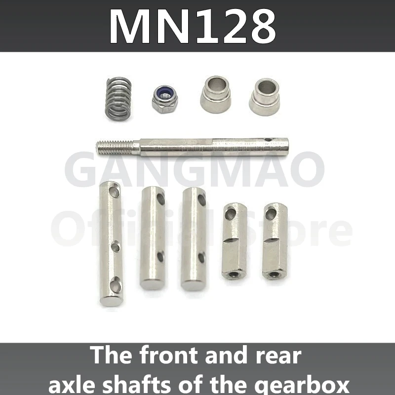 MN128 MN86 MN86S G500 1/12 RC카 업그레이드용 메탈 쇼크 마운트 서보 마운트 스티어링 너클 링크 로드 C 허브 캐리어 스키드 플레이트