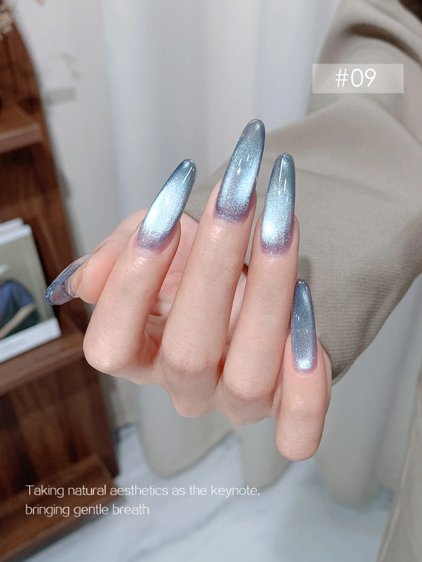 1Pc/16Pc 5ml Keramische Glazen Kraal Cat Eye Gel Nagellak, holografische Losweken UV LED Semi Permanente Magnetische Nagellak