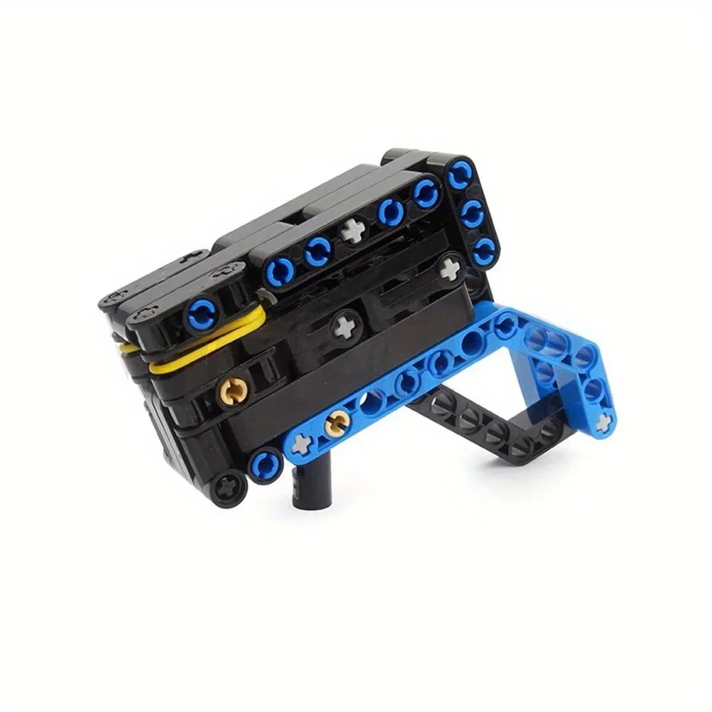 Modèle de pistolet à assembler technique, Mini blocs de construction, pièces d'éjecteur, jeu de pistolet avec balles de tir, jouets de bricolage, briques MOC, cadeaux pour enfants