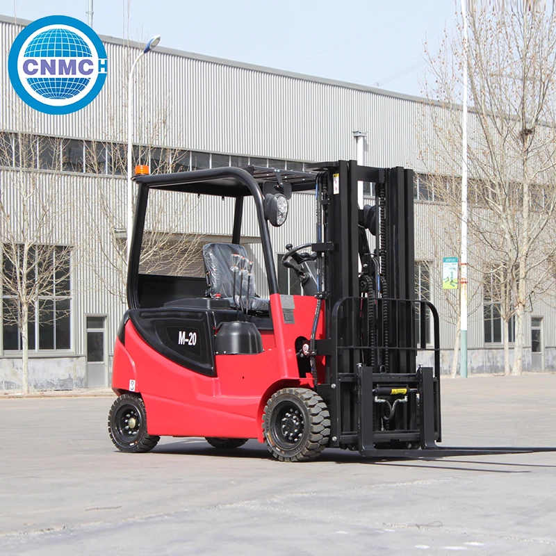 CPD-20M Mini Electric forklift Pallet CE Certified 2 Ton Full Electric Stacker Forklift High Lifting Logistics Port Terminal Use