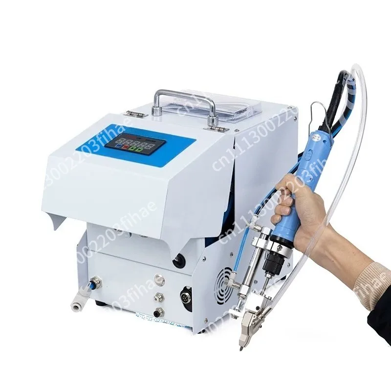 Automatic screw machine, air blowing hand-held nut machine base machine rice screw machine