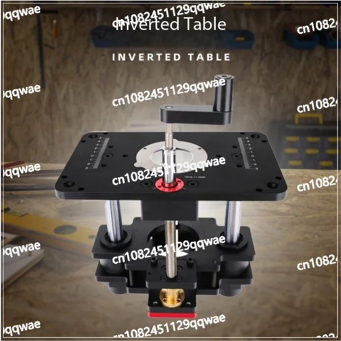 طاولة توجيه متعددة الوظائف GD709 مع رافعة توجيه مقلوبة للتشذيب والطحن والحواف والحز والنحت #6