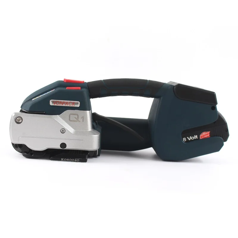 ماكينة الربط الكهربائية بشاشة LCD مكبس محمول لـ 1/2-5/8 في أشرطة PP PET تعمل بالبطارية صندوق ربط أوتوماتيكي